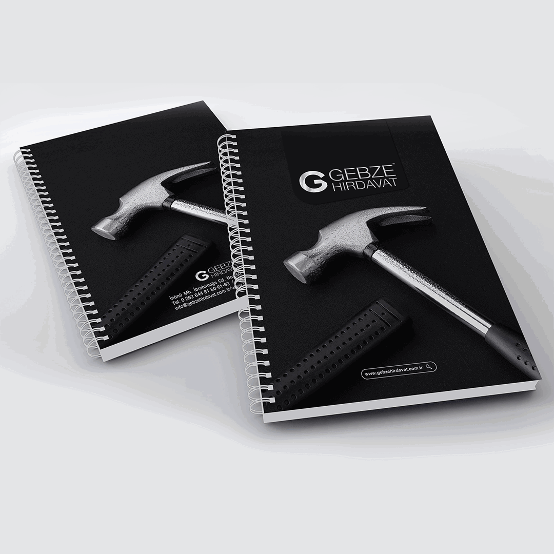 DFT-03 - Karton Kapak Spiralli Defter 100'lü