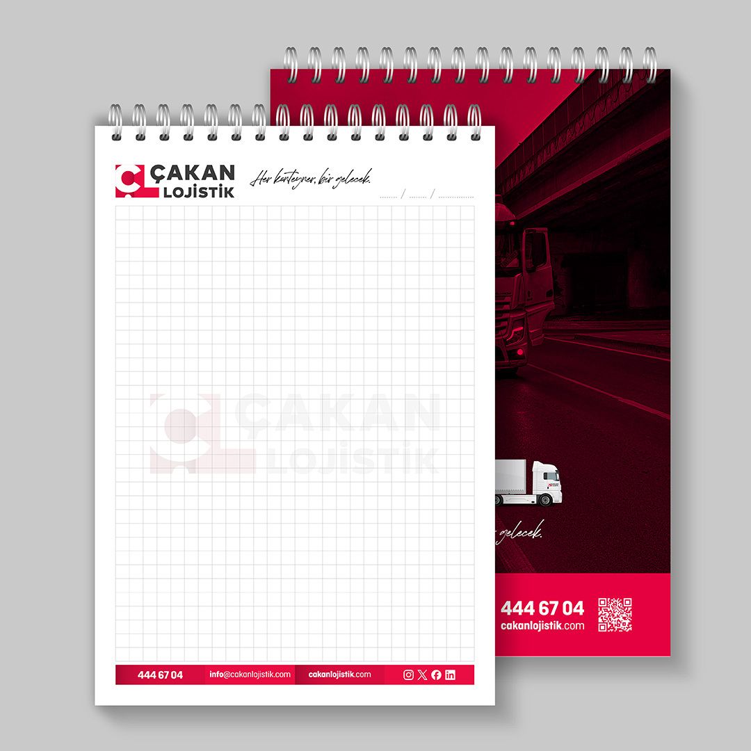 BLK-03 - 50'li Üstten Spiralli Bloknot