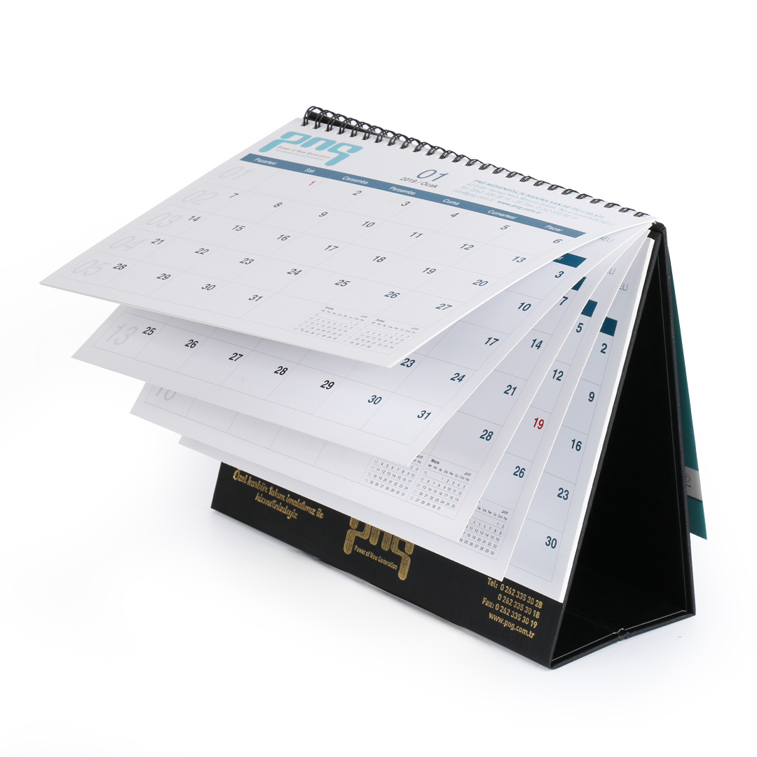 AMT-08 - 300 Gr. Kuşe Yapraklı Masa Takvimi