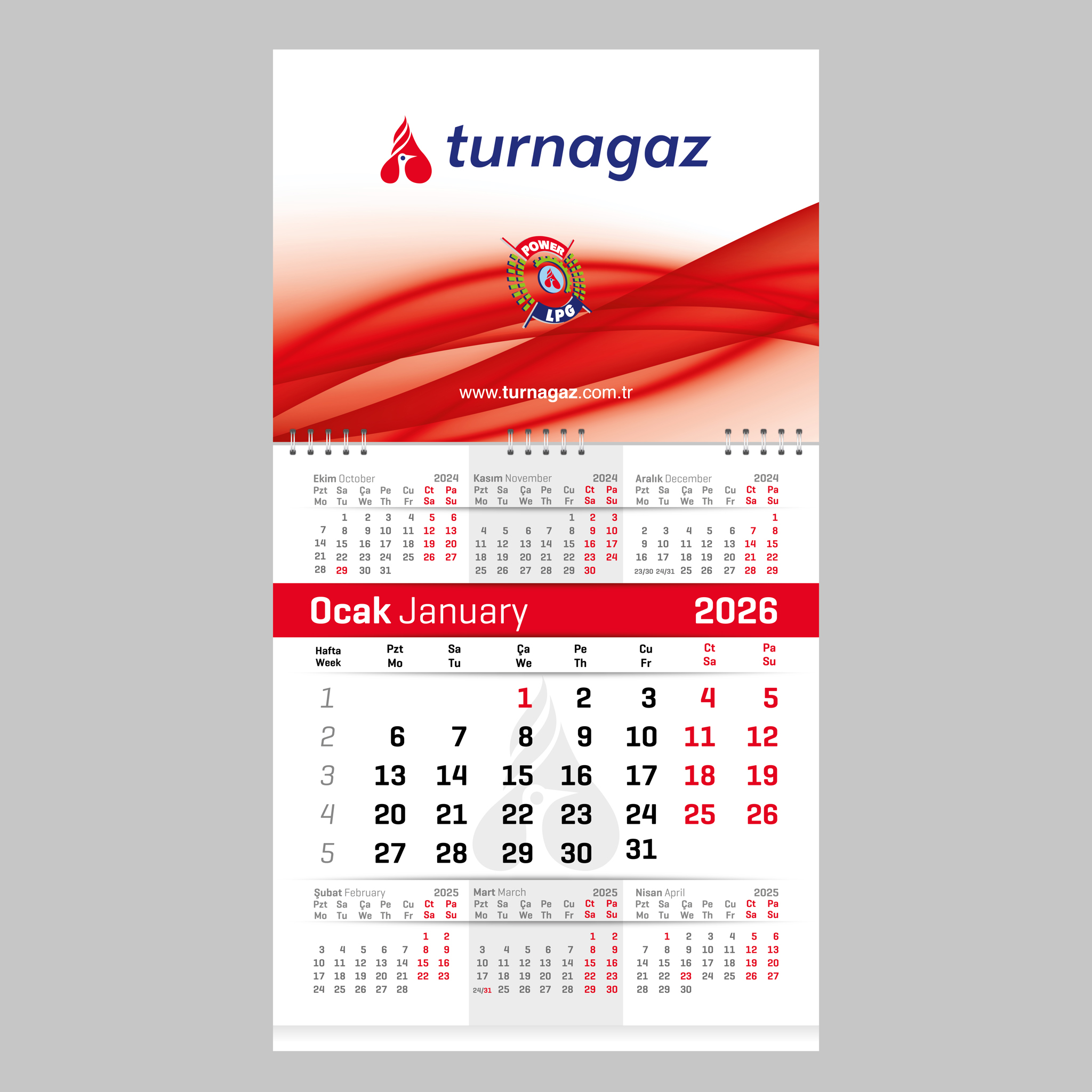 GMC-100 - Tek Parça Spiral Özel Baskı Gemici